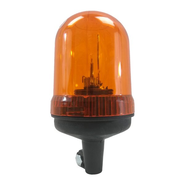 Gyrophare orange • Connecteur rapide • Hauteur verrine 140 mm