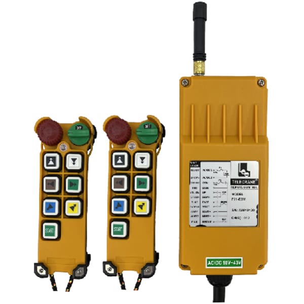 Radiocommande F21-E3M-6S      avec antenne extérieure et  1 émetteur de secours • (6 boutons 1 cran)