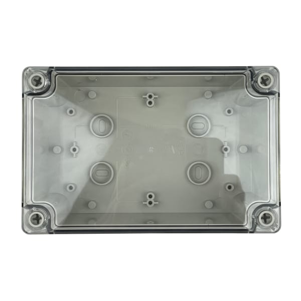 Coffret électrique ABS couvercle transparent • 187 x 122 x 90 mm