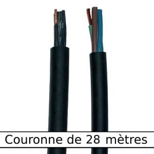 Câble  rond gaine néoprène • 24G1,5 mm² • 28 m